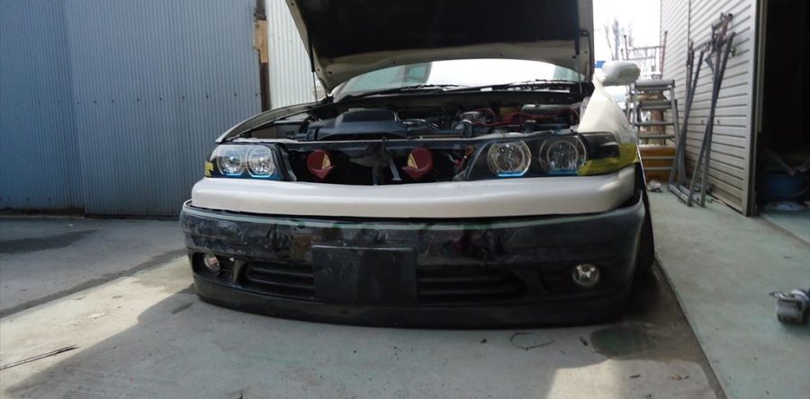 バンパーの仮付け1