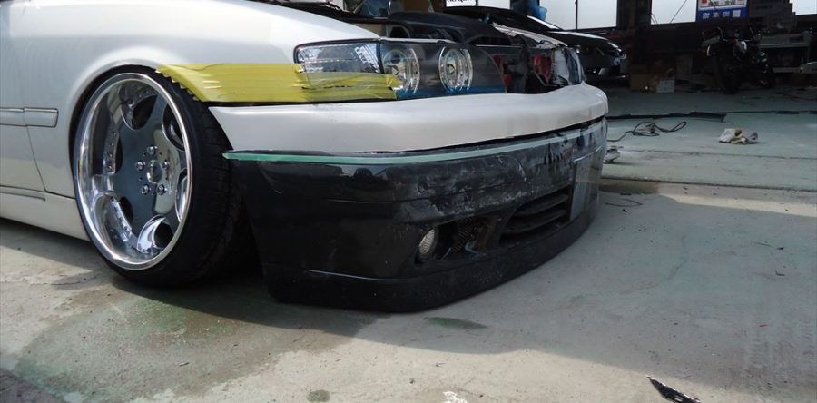 バンパーの仮付け2