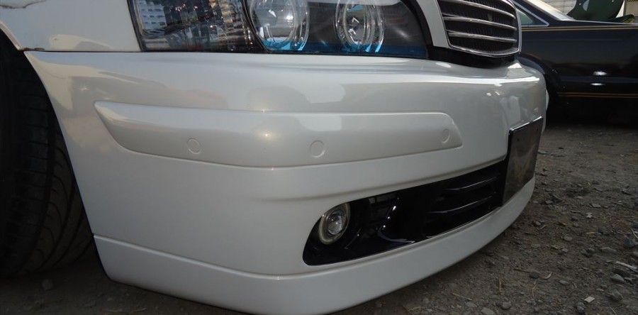 塗装したバンパーの取り付け2