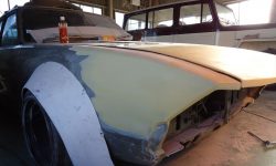 右フロントフェンダー製作1【スカイライン(C110型)】